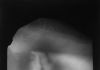 Paolo Gioli, Pugno contro me stesso, stampa ai sali d’argento su carta baritata, da negativo microstenopeico realizzato col pugno della mano, 18 × 13 cm, 1989. Collezione privata. © Paolo Gioli