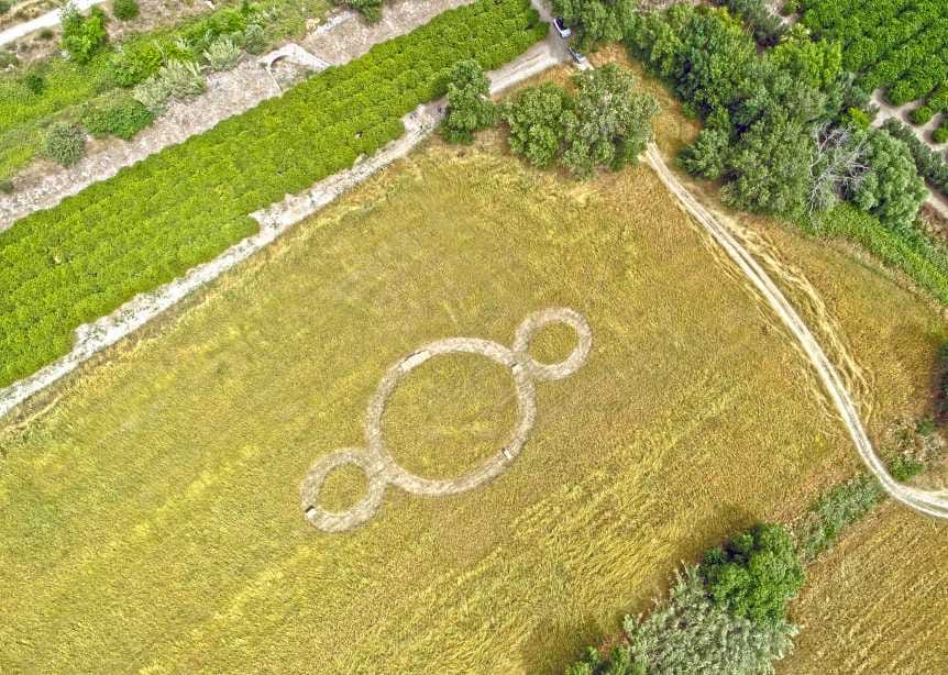 Infinito di Pistoletto al Parco dell'anima di Noto