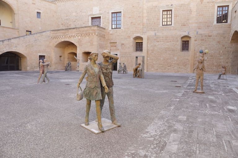 Pietro Guida. Piazze d’Italia. Exhibition view at Castello di Copertino, 2020. Photo Beppe Gernone