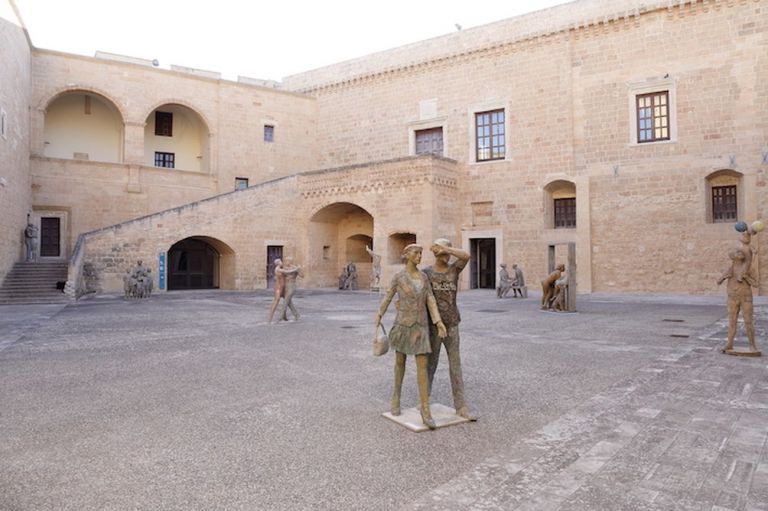 Pietro Guida. Piazze d’Italia. Exhibition view at Castello di Copertino, 2020. Photo Beppe Gernone