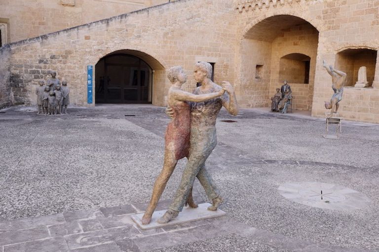 Pietro Guida. Piazze d’Italia. Exhibition view at Castello di Copertino, 2020. Photo Beppe Gernone