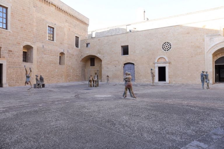 Pietro Guida. Piazze d’Italia. Exhibition view at Castello di Copertino, 2020. Photo Beppe Gernone