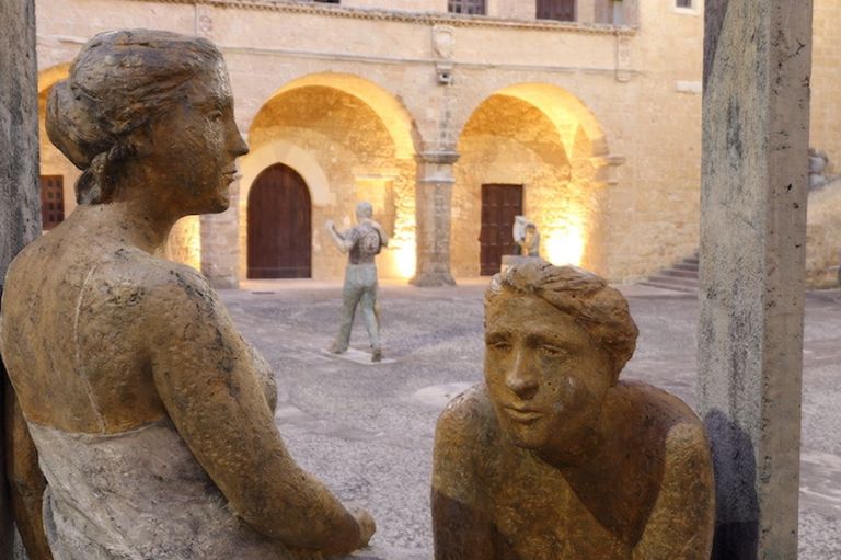 Pietro Guida. Piazze d’Italia. Exhibition view at Castello di Copertino, 2020. Photo Beppe Gernone