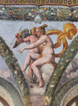 Roma, Villa Farnesina, Loggia di Amore e Psiche; Raffaello e bottega Venere invia Amore da Psiche