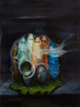 Bridget Tichenor The Surrealists/The Specialists, 1956 Oil on Mazonite, 40 x 30,2 cm Private Collection, Mexico © Bridget Tichenor