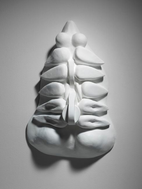 Louise Bourgeois Torso, Self-Portrait, 1963-64 Bronze, painted white, wall piece, 62,9 x 40,6 x 20 cm Collection the Easton Foundation © The Easton Foundation / VISDA