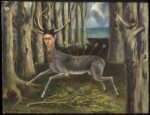 Frida Kahlo The little Deer, 1946 Oil on masonite, 22.5 x 30.3 cm Private Collection © Banco de México Diego Rivera Frida Kahlo Museum Trust / VISDA 2019 Photo: Nathan Keay, © MCA Chicago