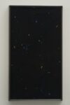 Sophie Ko, Geografia temporale. Il cadere di lontane stelle I, 2020, pigmento puro, cenere d'immagine bruciate, frammenti di farfalle, 93,5x53,5 cm. Courtesy Galleria de’ Foscherari, Bologna