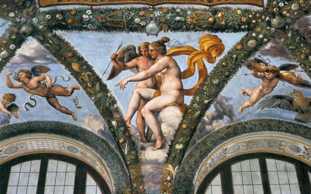 Gli affreschi di Raffaello alla Villa Farnesina di Roma. Ora anche in digitale