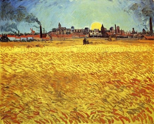 Vincent van Gogh, Sera d’estate, campo di grano al tramonto, 1888. Kunstmuseum, Winterthur
