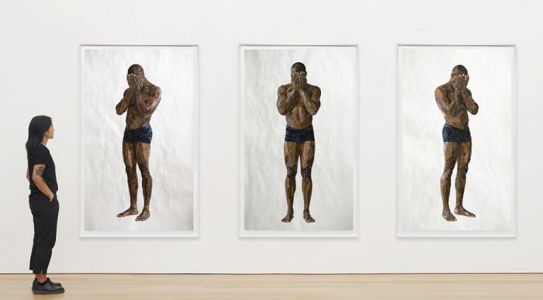 Yoyo, Have tears sometimes triptych Courtesy the artist and Destinee Ross Stutton 2020