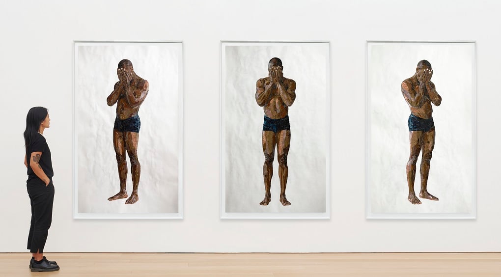 Yoyo, Have tears sometimes triptych Courtesy the artist and Destinee Ross Stutton 2020