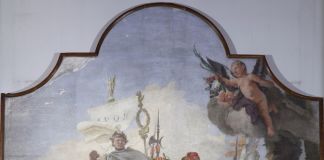Giambattista Tiepolo, Martirio di San Vittore, 1737. Affresco staccato e riportato su tela, 360 x 290 x 5 cm. Milano, Basilica di Sant'Ambrogio