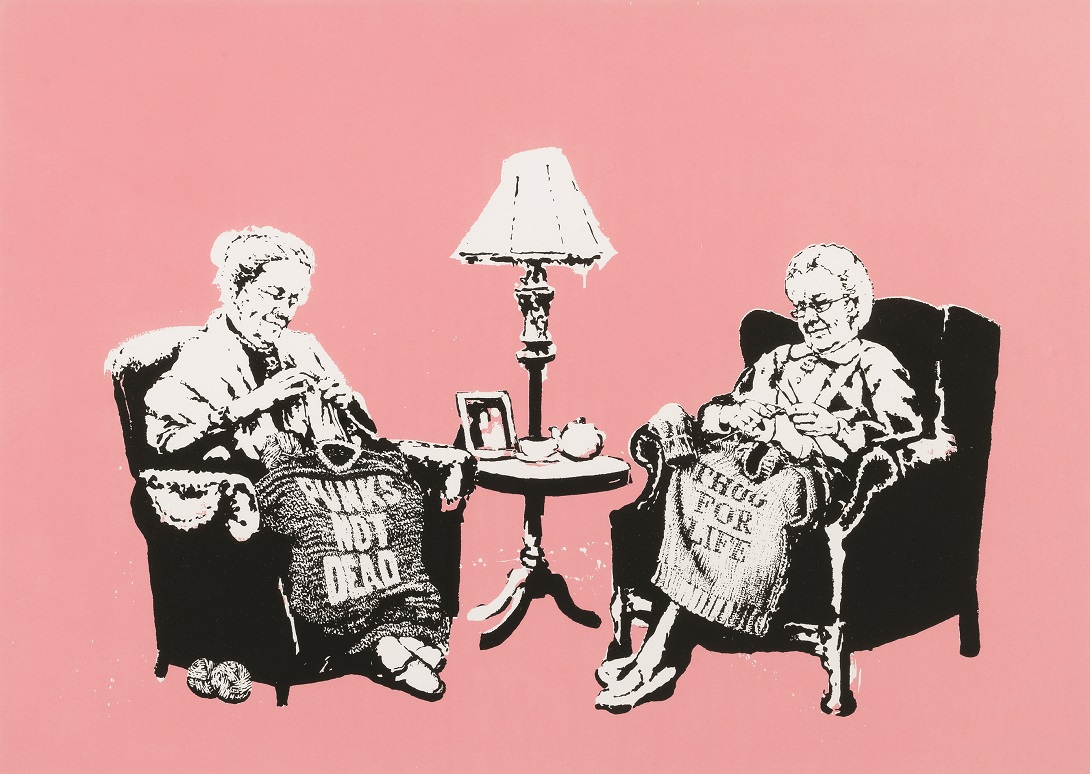 Banksy, Grannies, 2006 Collezione privata