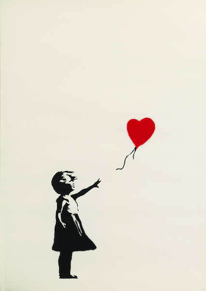 Banksy Girl with balloon