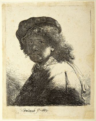 Rembrandt Autoritratto con sciarpa