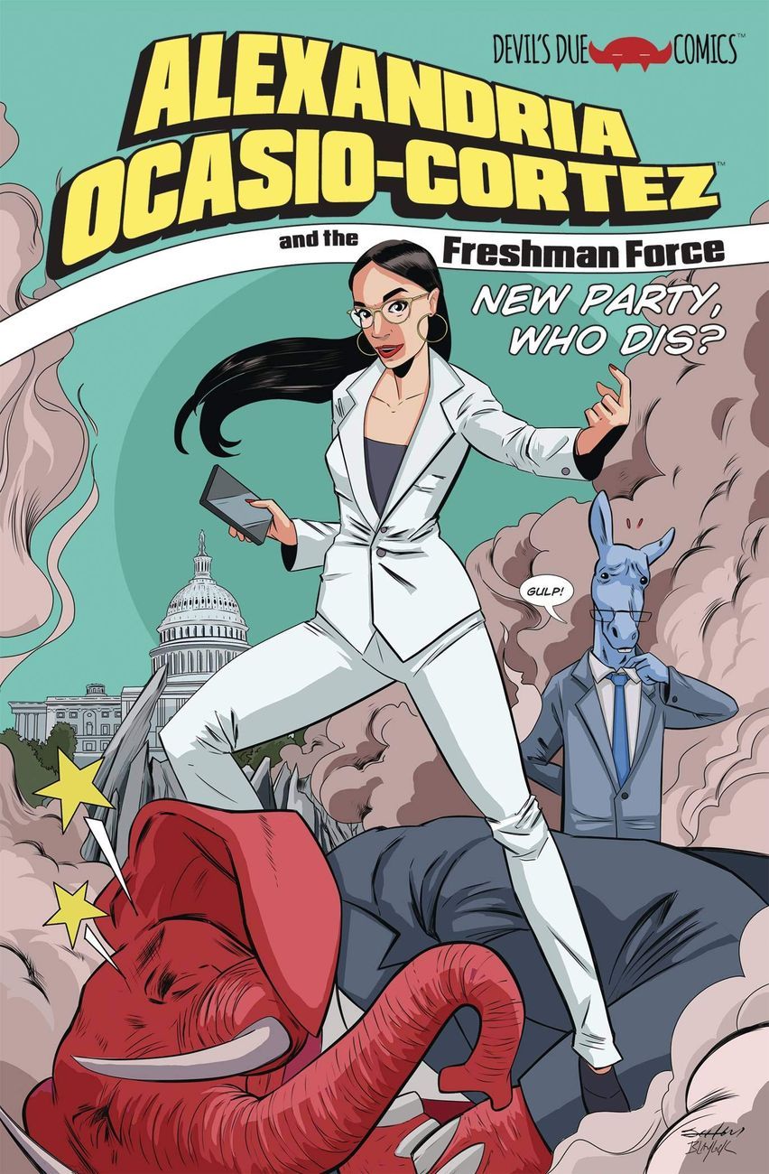 Alexandria Ocasio Cortez and the Freshman Force (Devil’s Due Comics, 2019)