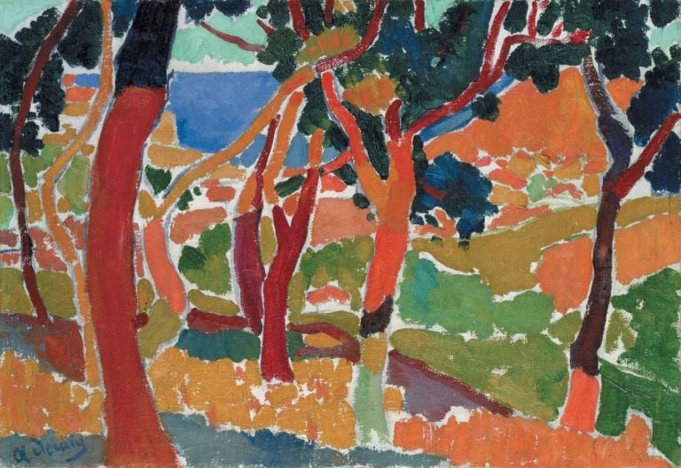 André Derain, L’Estaque, 1906, olio su tela, 38x55 cm. Musée des beaux arts, La Chaux de Fonds, Collection René et Madeleine Junod © 2020, ProLitteris, Zurich