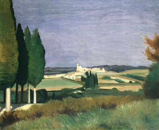André Derain, Paysage de Provence, 1930 ca,, olio su tela, 60x73 cm. Collezione privata © 2020, ProLitteris, Zurich