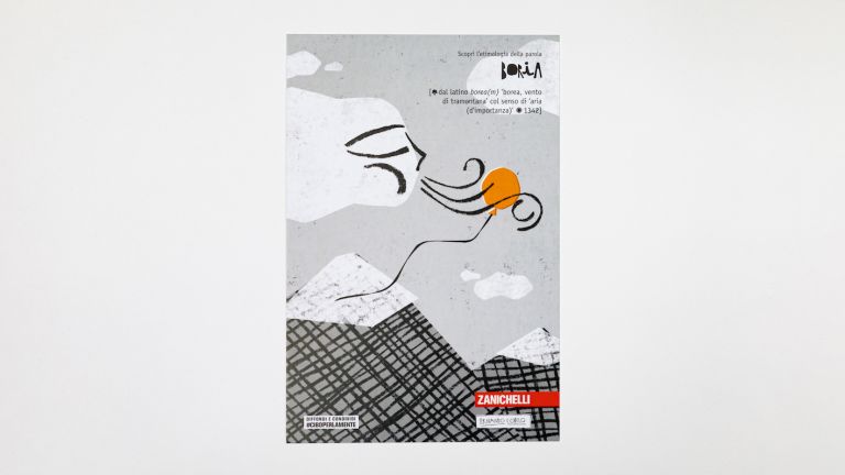 BORIA, cartolina di Fernando Cobelo per Zanichelli
