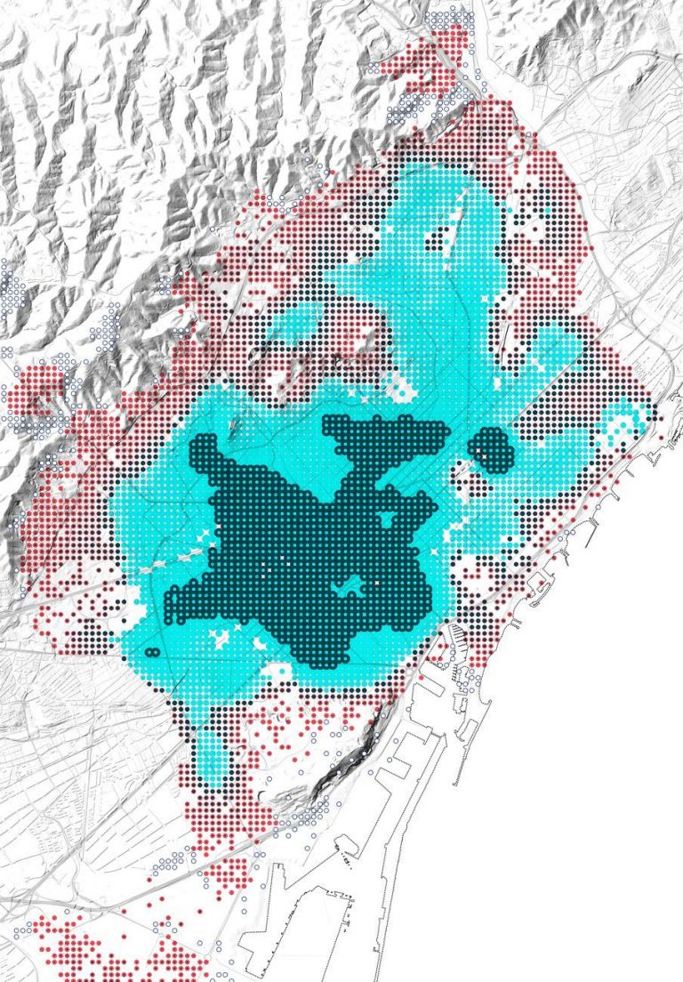 Catalonia in Venice - Air Aria Aire. © 300.000 Km s. Measure 5 Densify, desaturate and de urbanize