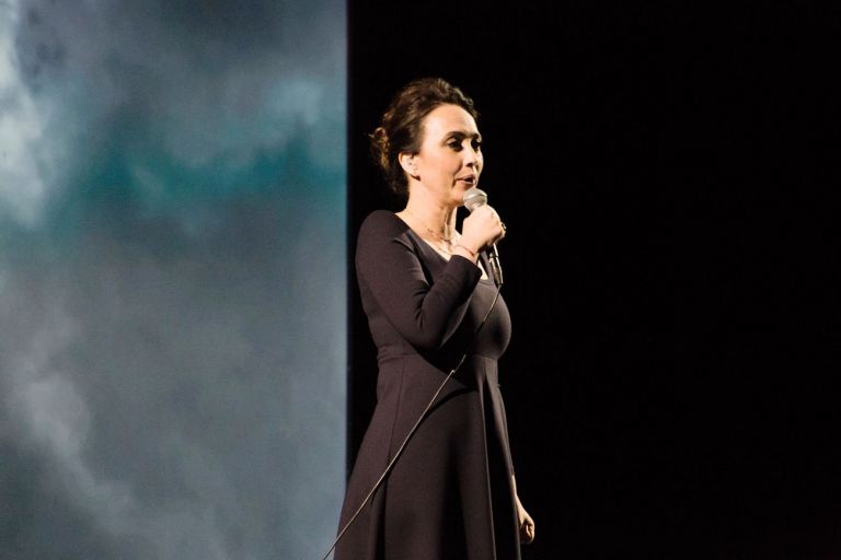 Chiara Lagani & Luigi De Angelis, L'amore segreto di Ofelia. Teatro Romano, Verona 2020. Photo Francesca Marra