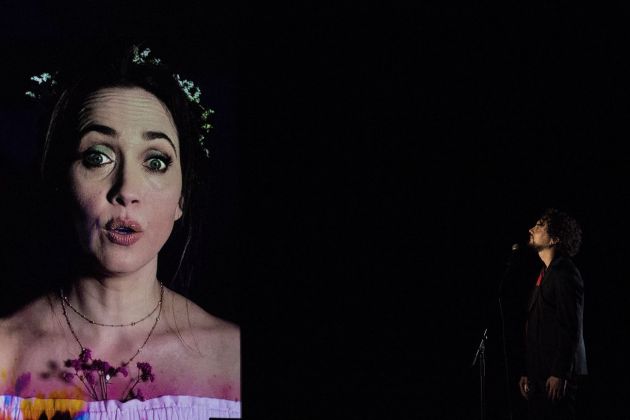 Chiara Lagani & Luigi De Angelis, L'amore segreto di Ofelia. Teatro Romano, Verona 2020. Photo Francesca Marra