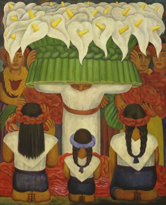 Diego Rivera, Flower Festival. Feast of Santa Anita, 1931. MoMA, New York © 2020 Banco de México Diego Rivera Frida Kahlo Museums Trust, Mexico, D.F. - Artists Rights Society (ARS), New York. Photo © MoMA - Licensed by SCALA - Art Resource, New York