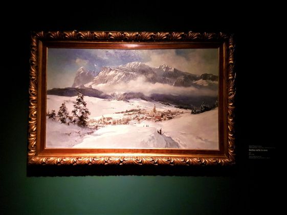 Edward Theodore Compton, Cortina sotto la neve,1918. Treviso, Collezione privata. Courtesy Galleria Nuova Arcadia di L. Franchi