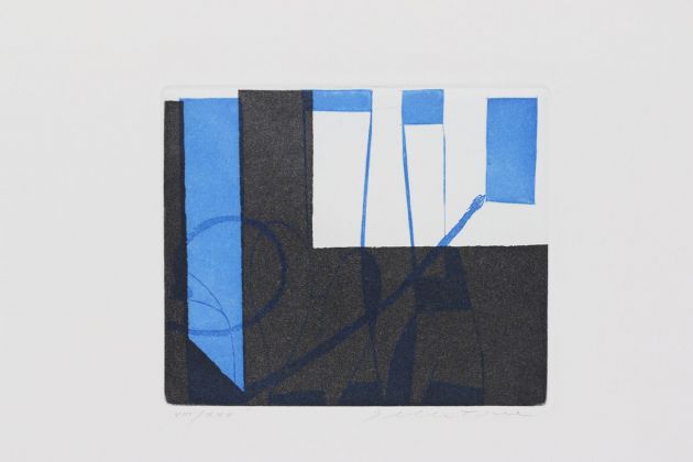 Enrico Della Torre, Blu nero, 2000, acquaforte, bulino e acquatinta