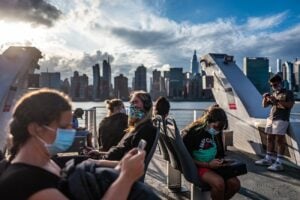 New York, il ferry boat e la pandemia negli scatti di Francesca Magnani