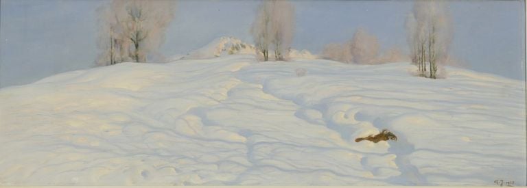 Gabriel Jurkić, Inverno, 1925. Zagabria, Moderna Galerija