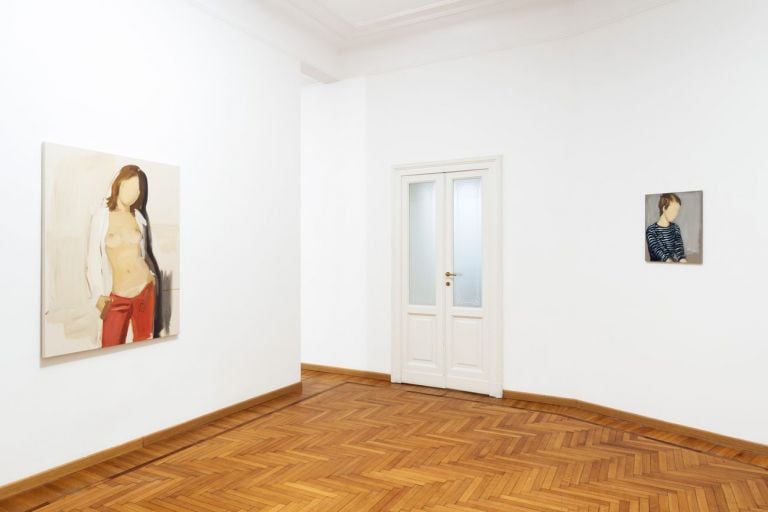 Gideon Rubin. Installation view at Galleria Monica De Cardenas, Milano 2020. Photo credits Andrea Rossetti