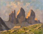 Giovanni Salviati, Cime di Lavaredo 1920 ca. Padova, Galleria Nuova Arcadia di L. Franchi