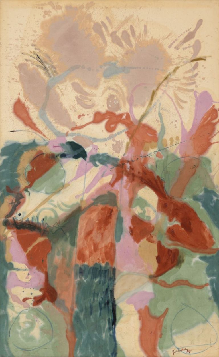 Helen Frankenthaler, Jacob's Ladder, 1957. MoMA, New York