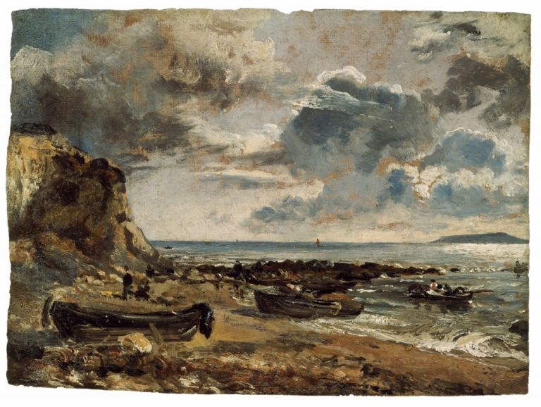 John Constable, Beach at Osmington Mills, 1816, Collection David Thomson
