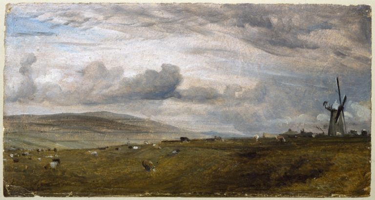 John Constable, Windmill near Brighton, 1824, Collection Victoria and Albert Museum, London (given by Isabel Constable, 1888)
