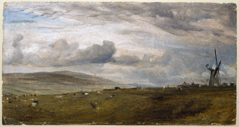 John Constable, Windmill near Brighton, 1824, Collection Victoria and Albert Museum, London (given by Isabel Constable, 1888)