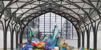 Katharina Grosse, It Wasn’t Us, Ausstellungsansicht Hamburger Bahnhof – Museum für Gegenwart – Berlin, 2020