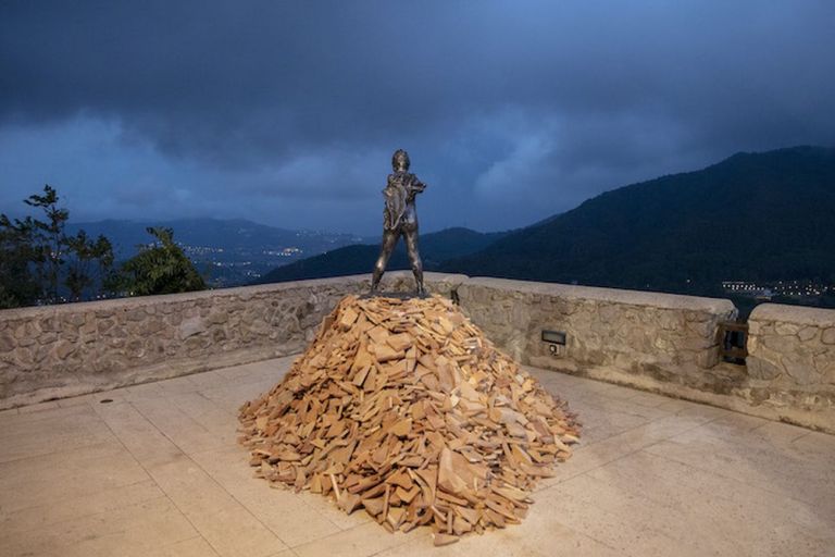 La casa dell’angelo. 5 artisti per Ugo Marano. Exhibition view at Complesso Monumentale dello Spirito Santo, Capriglia 2020