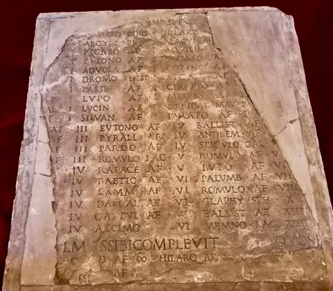 L'epigrafe romana di Avilius Teres alle Gallerie degli Uffizi