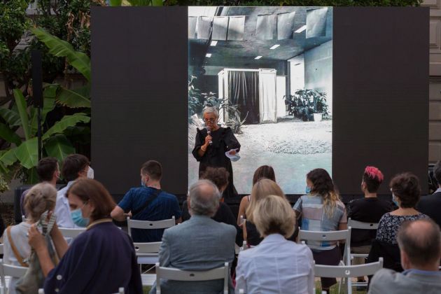Presentazione del libro mostra ORTO, Istituto Svizzero, Roma 2020. Photo © Davide Palmieri