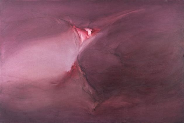 Renata Rampazzi, Movimento cromatico, 2005, olio su tela, cm 100x150
