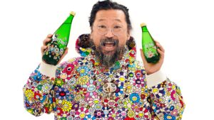 La serie limitata di bottiglie Perrier firmata da Takashi Murakami