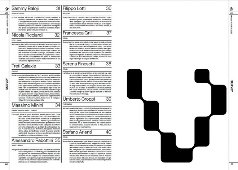 Tatanka Journal in collaborazione con Nicolò Oriani, il font disegno per Artribune Magazine #55