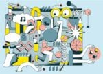 Una illustrazione di Elena Xausa. Courtesy l'artista