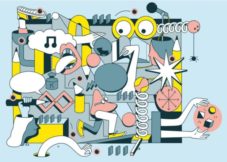 Una illustrazione di Elena Xausa. Courtesy l'artista