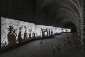 Una grande video-installazione di William Kentridge riapre l’Antico Arsenale di Amalfi