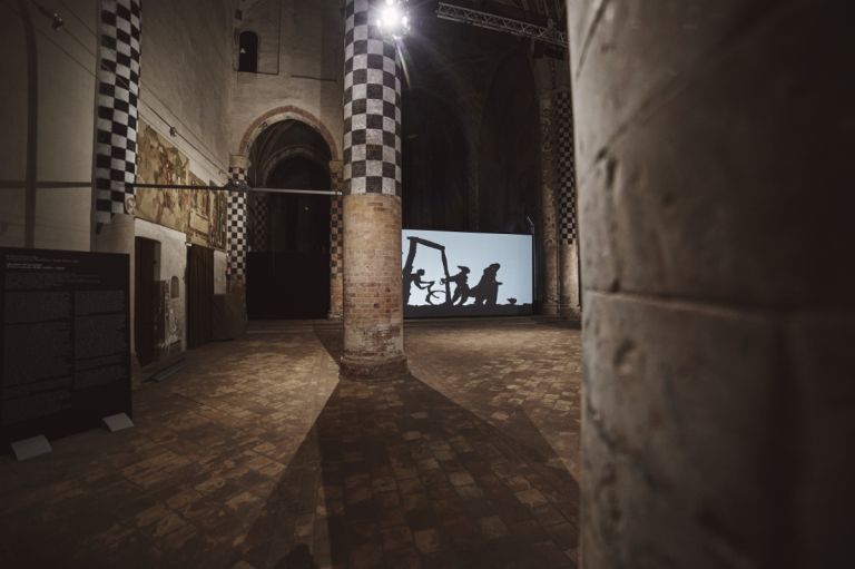 William Kentridge, Respirare, Chiesa San Domenico, Alba, Photo credits Luca Privitera