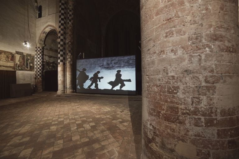 William Kentridge, Respirare, Chiesa San Domenico, Alba, Photo credits Luca Privitera